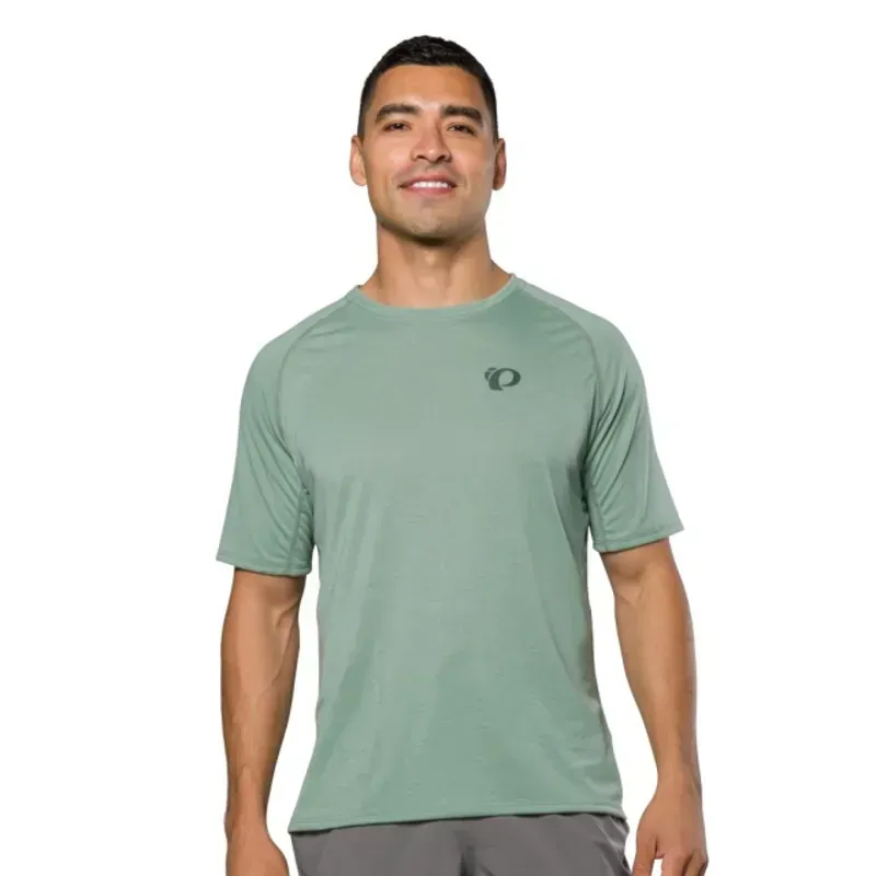 Pearl Izumi Canyon Short Sleeve Jersey in Green Bay