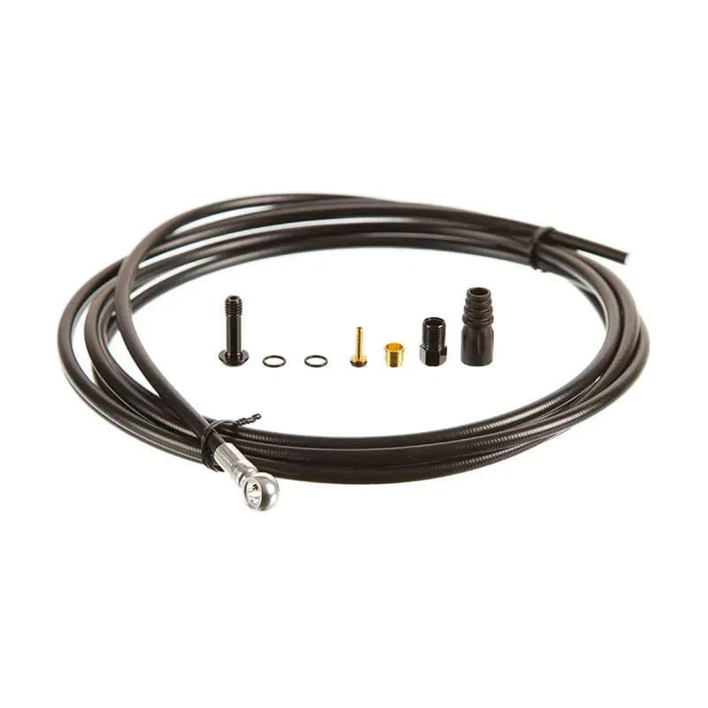 Tektro 5.5/2000mm Banjo Hose Kit in Black