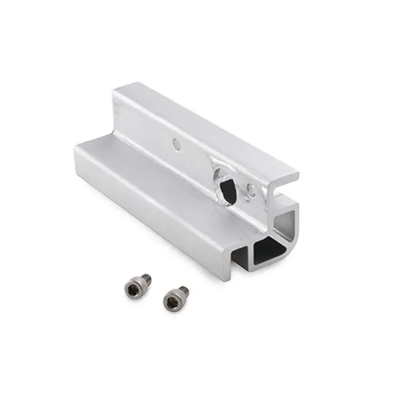 Kuat 1-1/4 to 2-inch Adaptor with Bolts in Silver