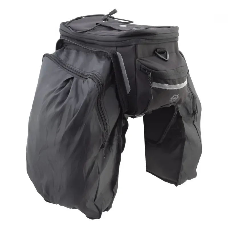 Sunlite RackPack Medium w/Pannier MIK Bag in Black