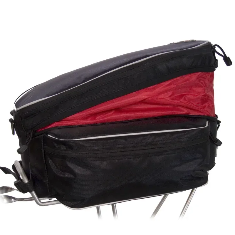 Banjo Brothers Expanding Rack Top Bag in Black-1