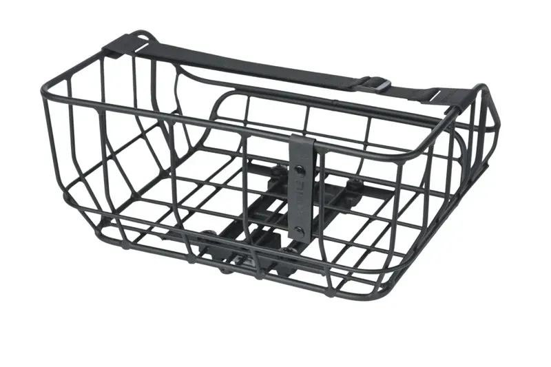 Basil Portland MIK Rear Basket 25L in Matte Black-1