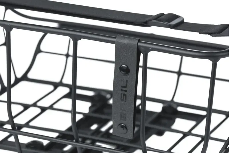 Basil Portland MIK Rear Basket 25L in Matte Black-4