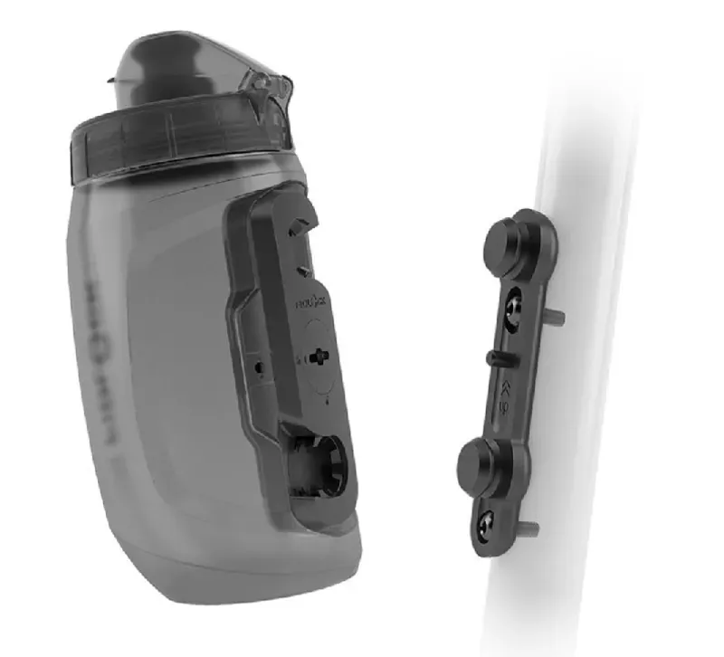 Fidlock Twist Bottle 450 with Bike Base in Trans Black
