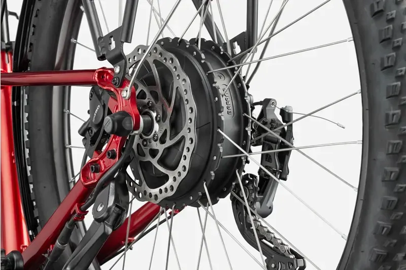 Cannondale Adventure Neo Allroad Speed eBike in Fire Red-3