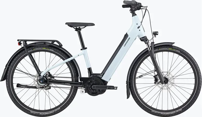Cannondale Mavaro Neo 3 Low StepThru Electric Bike in Blue