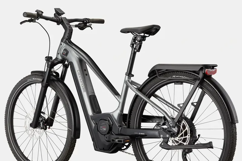 Cannondale Tesoro Neo X 1 StepThru E-Touring Bike in Gray-2