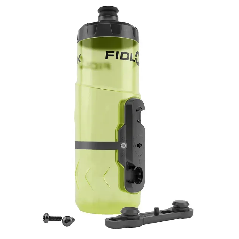 FidLock BottleTwist 20-oz Water Bottle w/ Overmold in Yellow