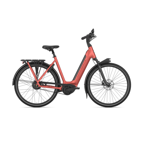gazelle womens bicycle Arroyo Comfort Ebike rear light and Axa lock Highlights Integration and comfort When developing the Arroyo C5 Elite Gazelle launches new comfort-focused e-bikes
