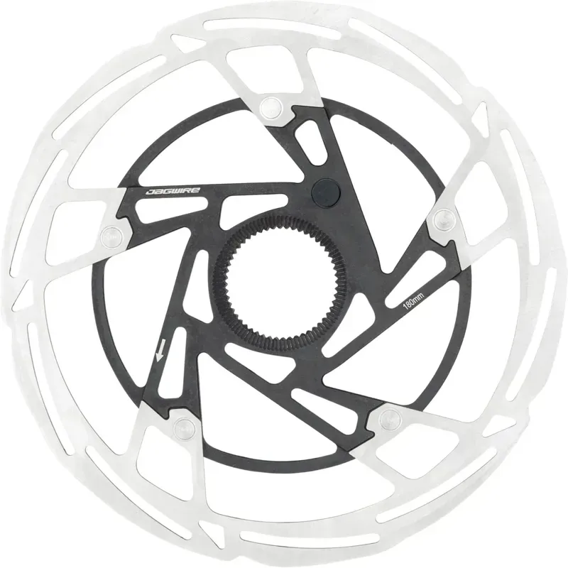 Jagwire Pro LR2-E Ebike DB Rotor w/ Magnet 203mm CL in Silver/Black
