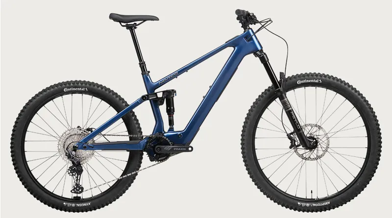 Norco 2024 Fluid VLT C3 140 Electric Mountain Bike - Blue