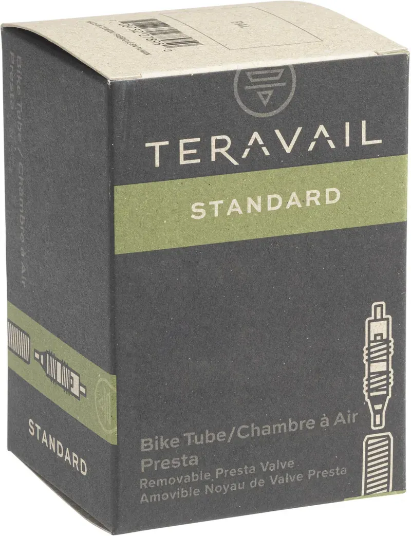 Teravail Standard Presta Valve Inner Tube - 27.5x2.8-3-inch 40mm