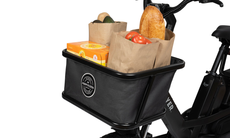 Radio Flyer XL Front Goodie Basket in Black-5