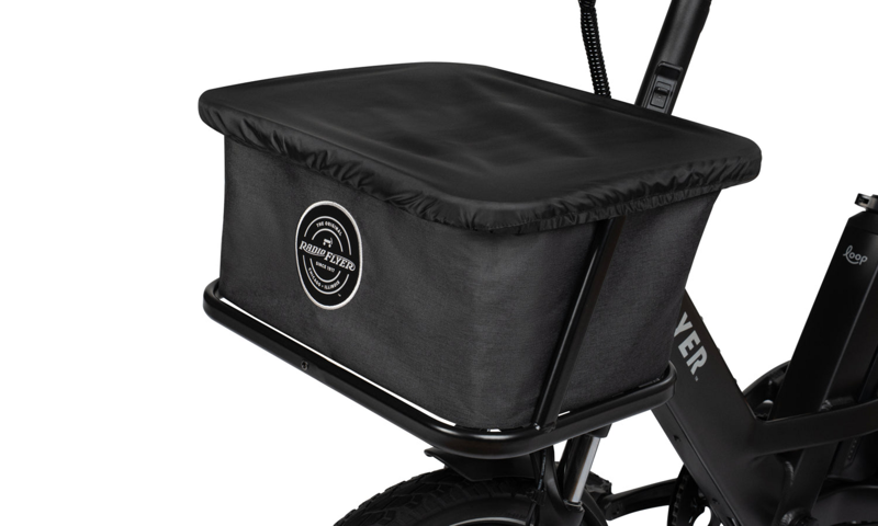 Radio Flyer XL Front Goodie Basket in Black-2