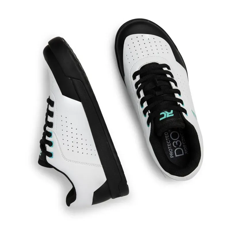 Ride Concepts Hellion Elite Women's Shoes in White/Aqua