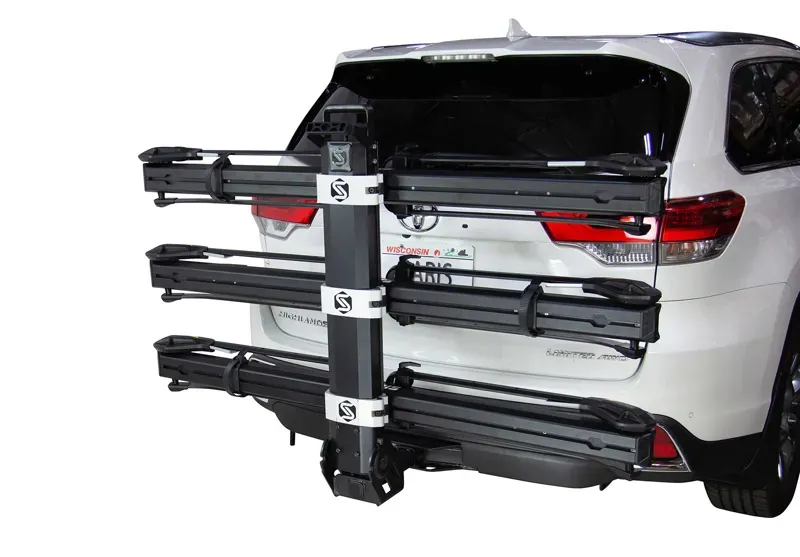 Saris MHS 4620 3+1 2-inch Base Only Car Rack in Black-8
