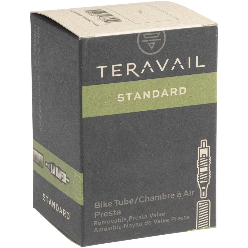 Teravail Protection 29x2-2.4-inch 40mm Presta Valve Tube in Black