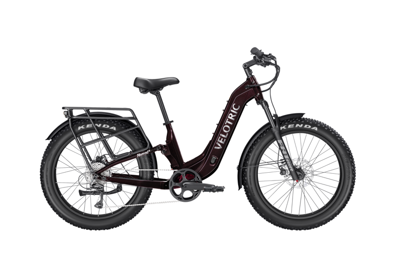 Velotric Nomad 2X Full Suspension Fat Tire Step-Thru eBike in Fig